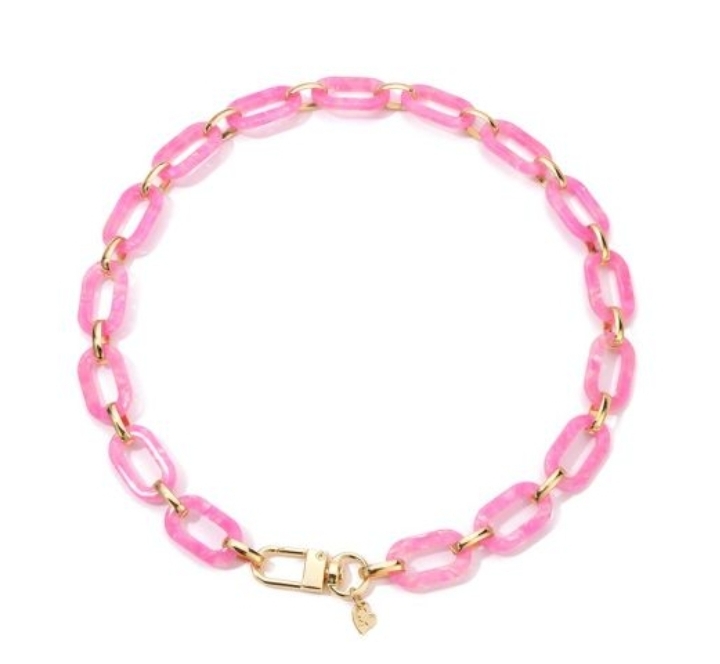 Ketting schakel roze