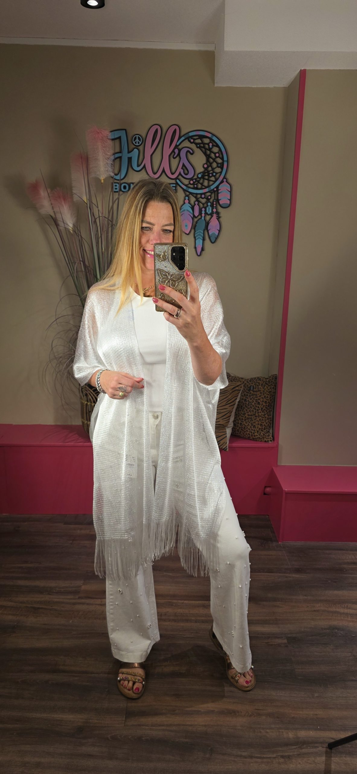 Kaftan Marie wit