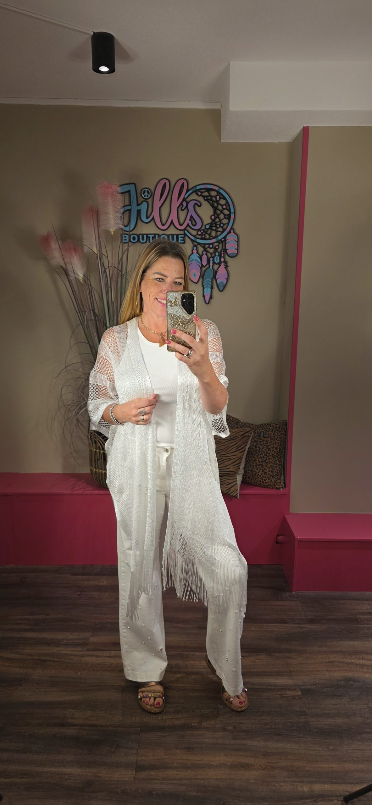 Kaftan Lola wit