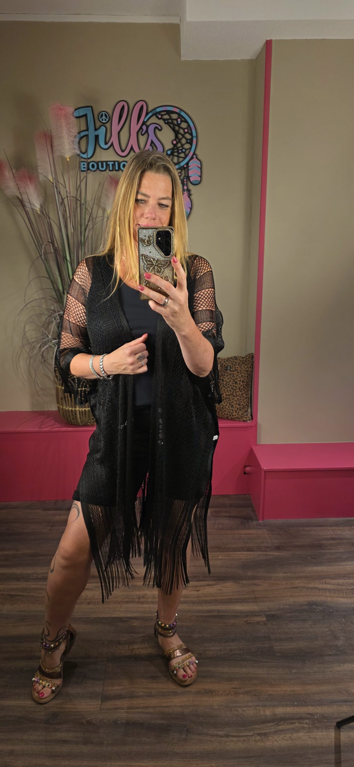 Kaftan Lola zwart