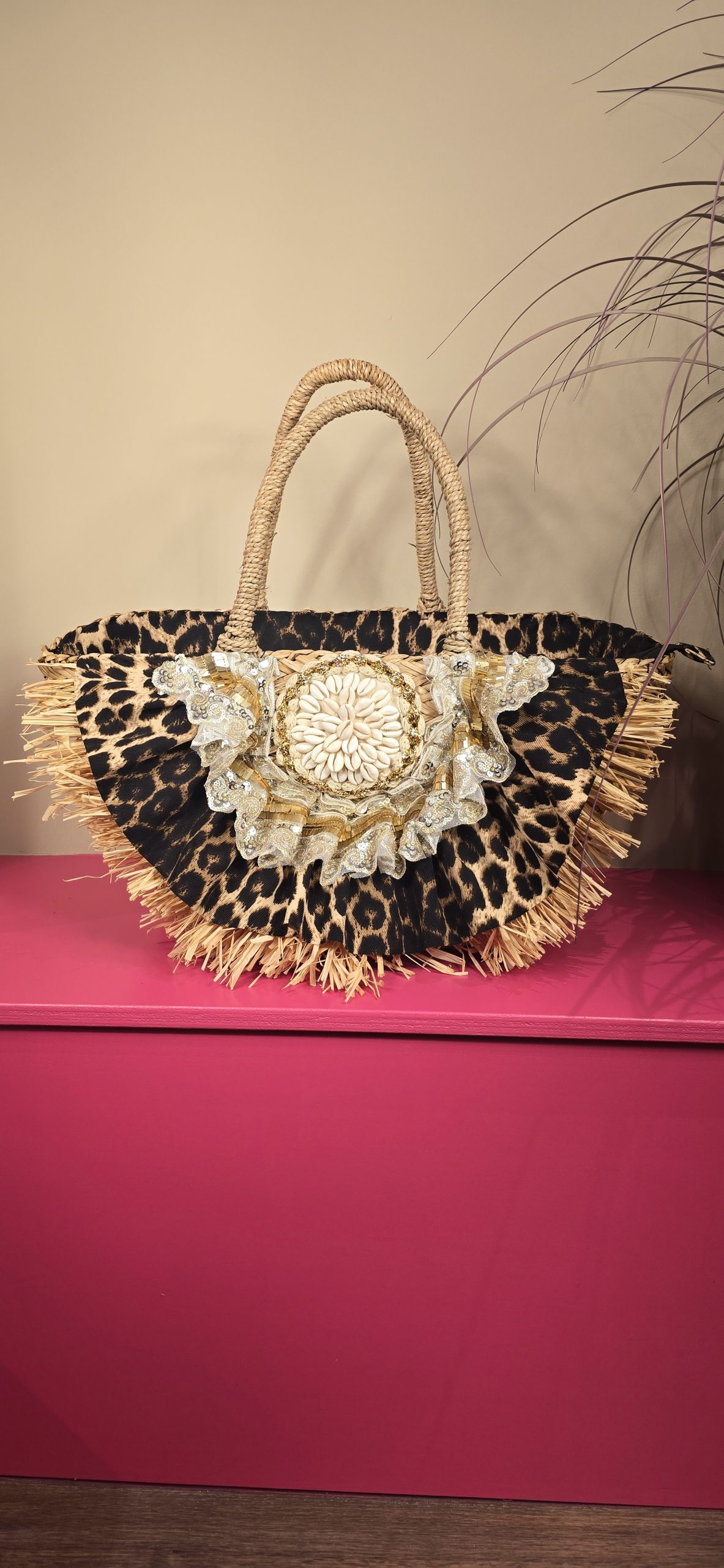 Tas leopard riet