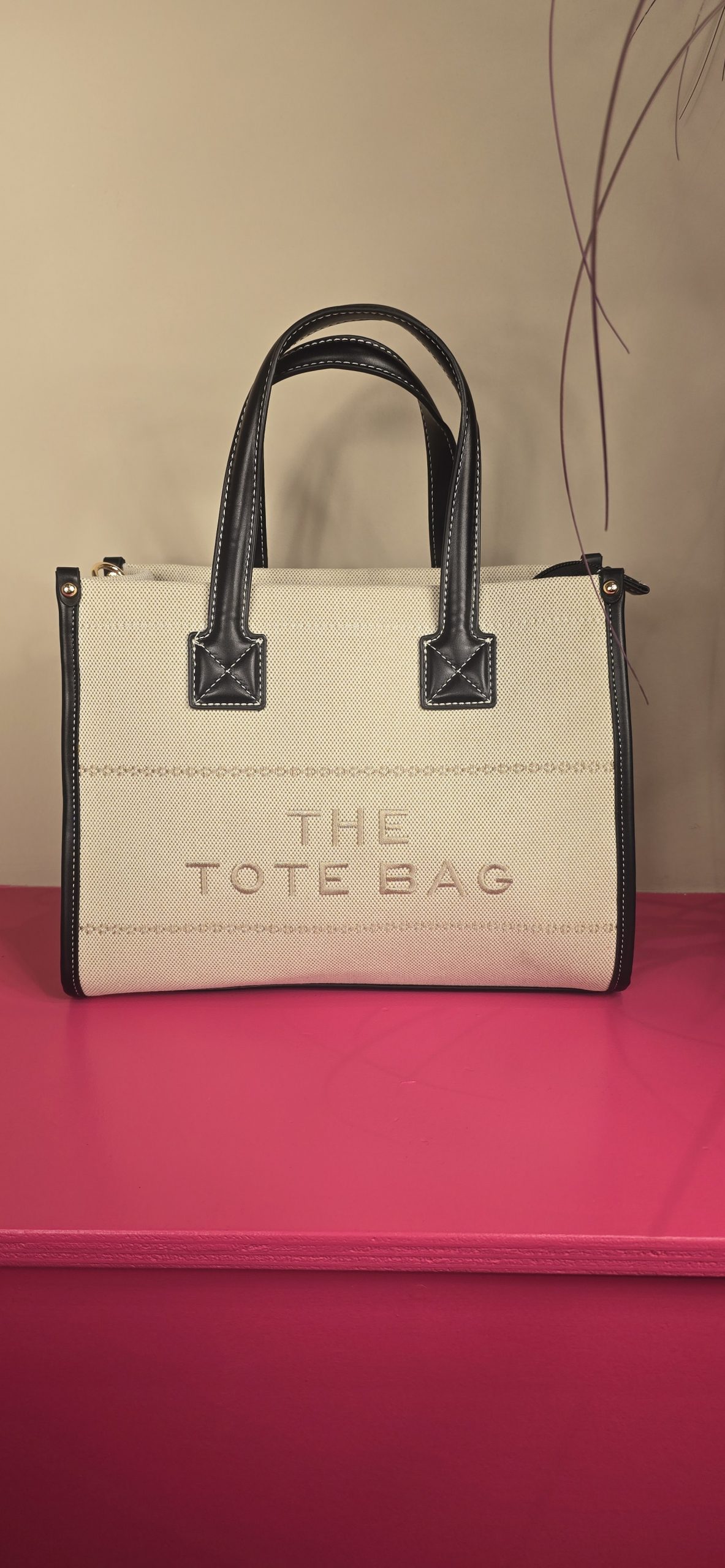 The tote bag zwart