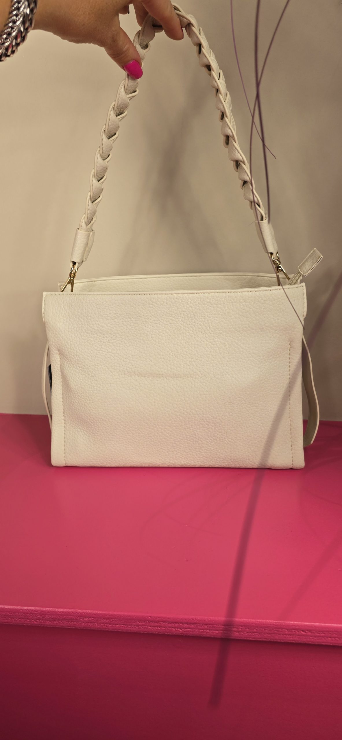 Tas vlecht beige