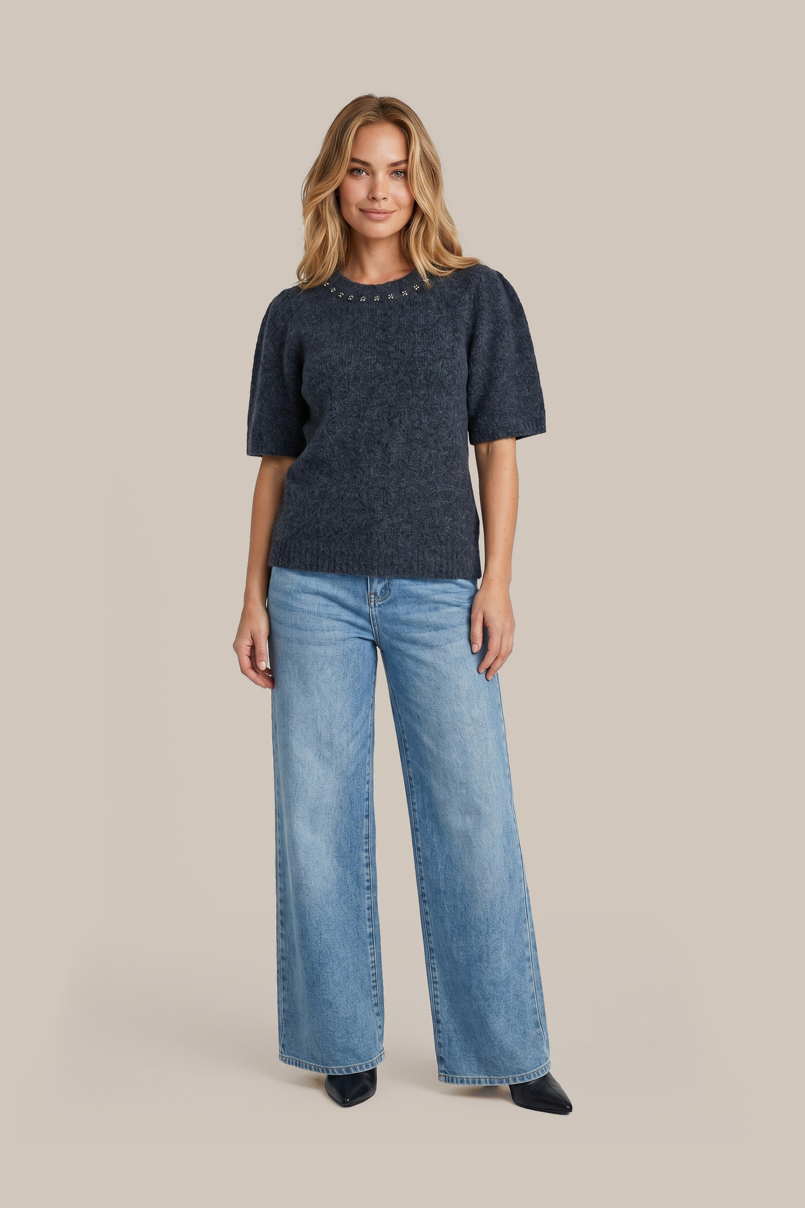Broek Vala denim mid blue GMAXX