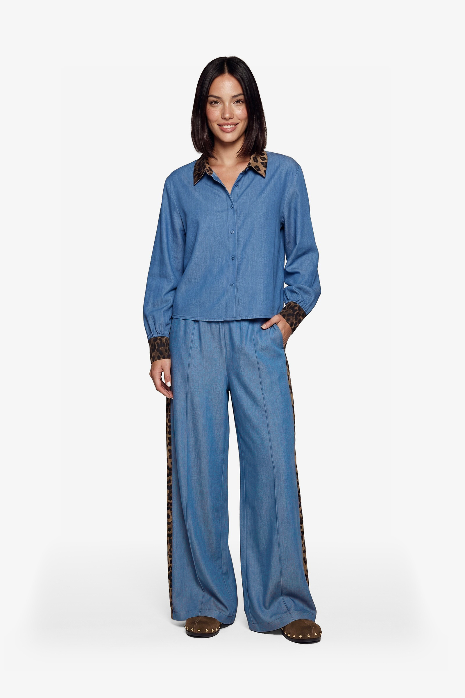 Broek Juna celestial blue FLURESK