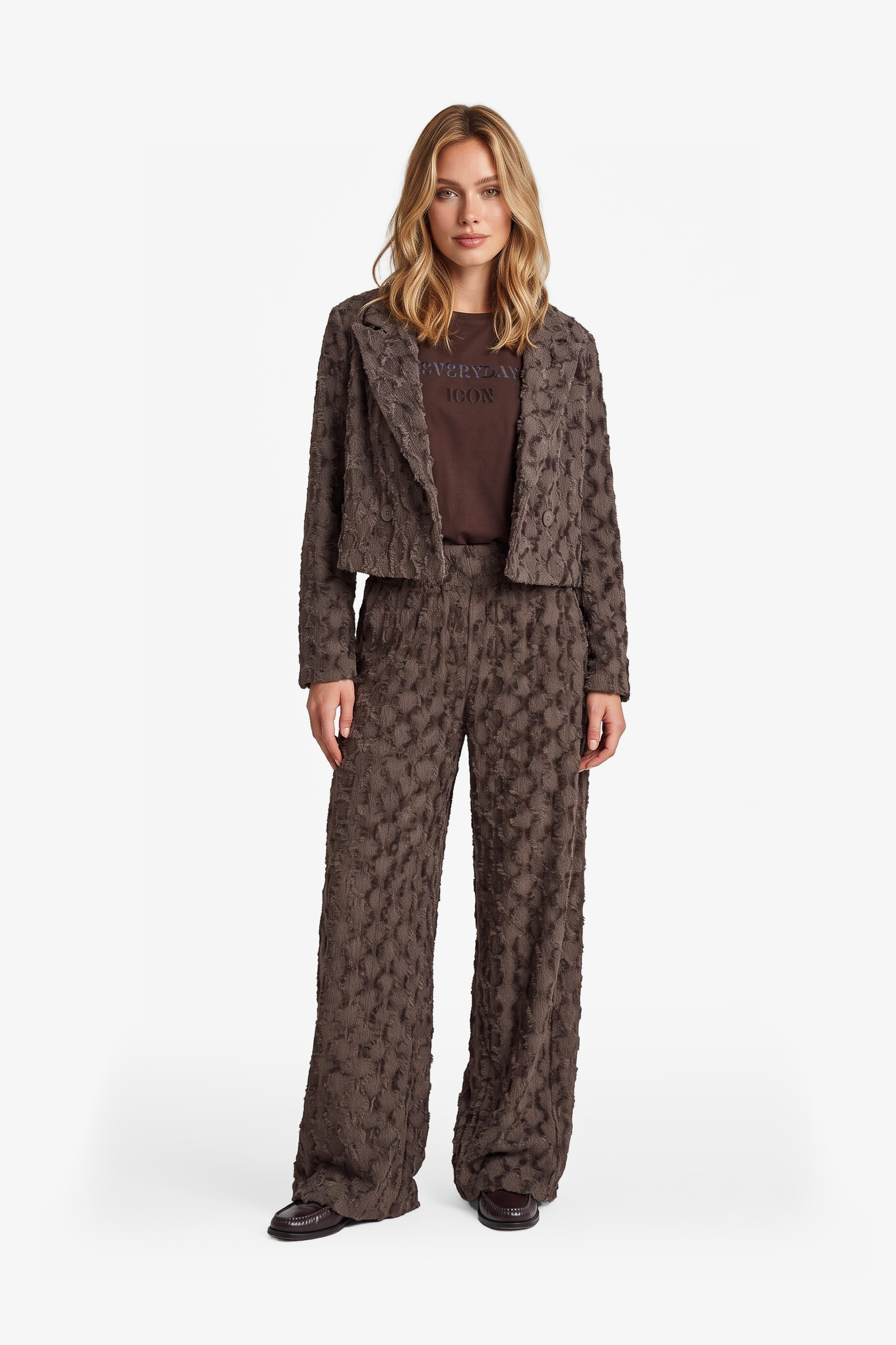 Blazer Loa dark chocolat FLURESK