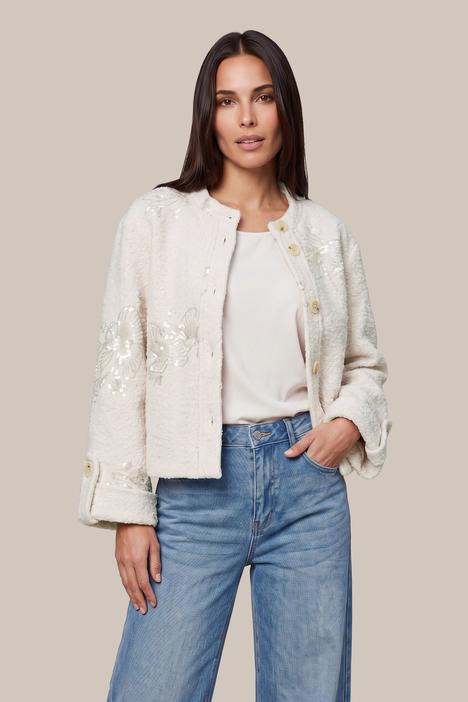 Jas Bryndis wool white GMAXX