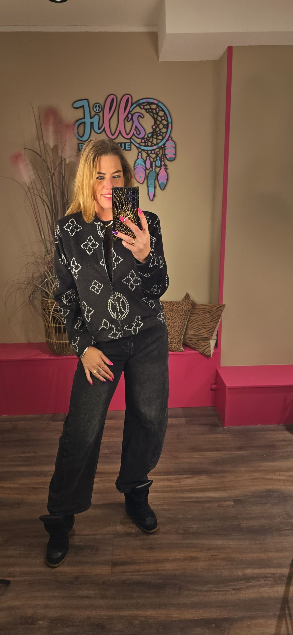 Broek ballon grey wash IZ NAIZ