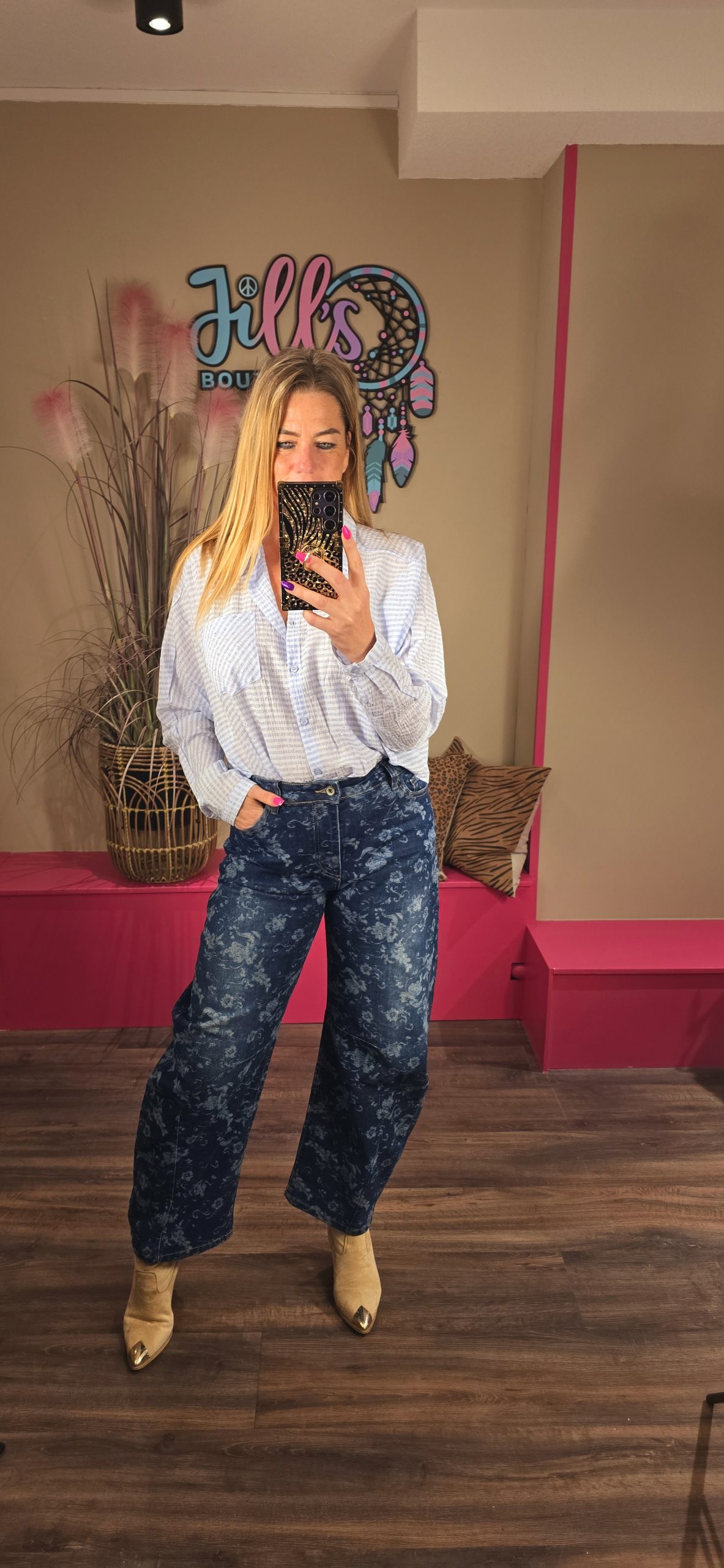 Broek ballon flower IZ NAIZ