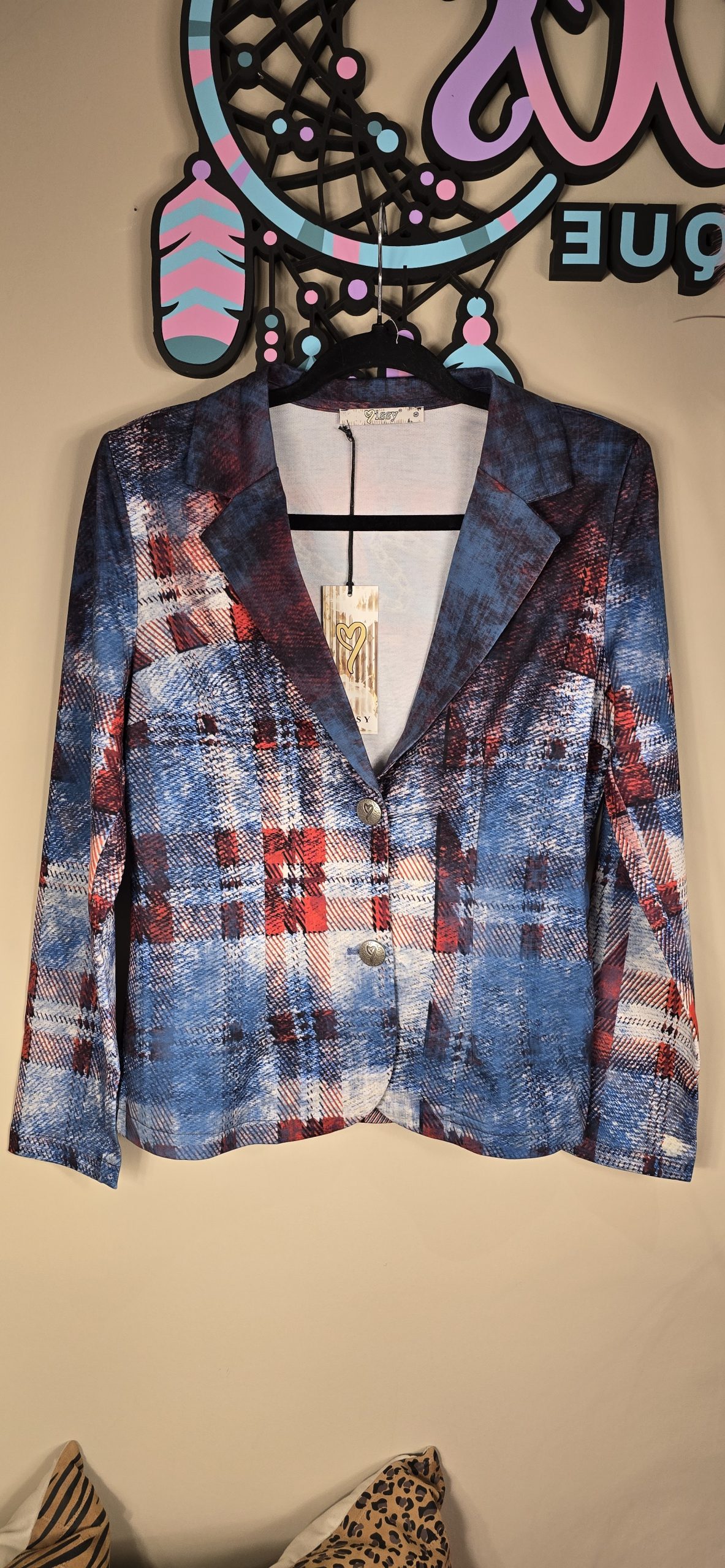 Blazer ruit MISSY