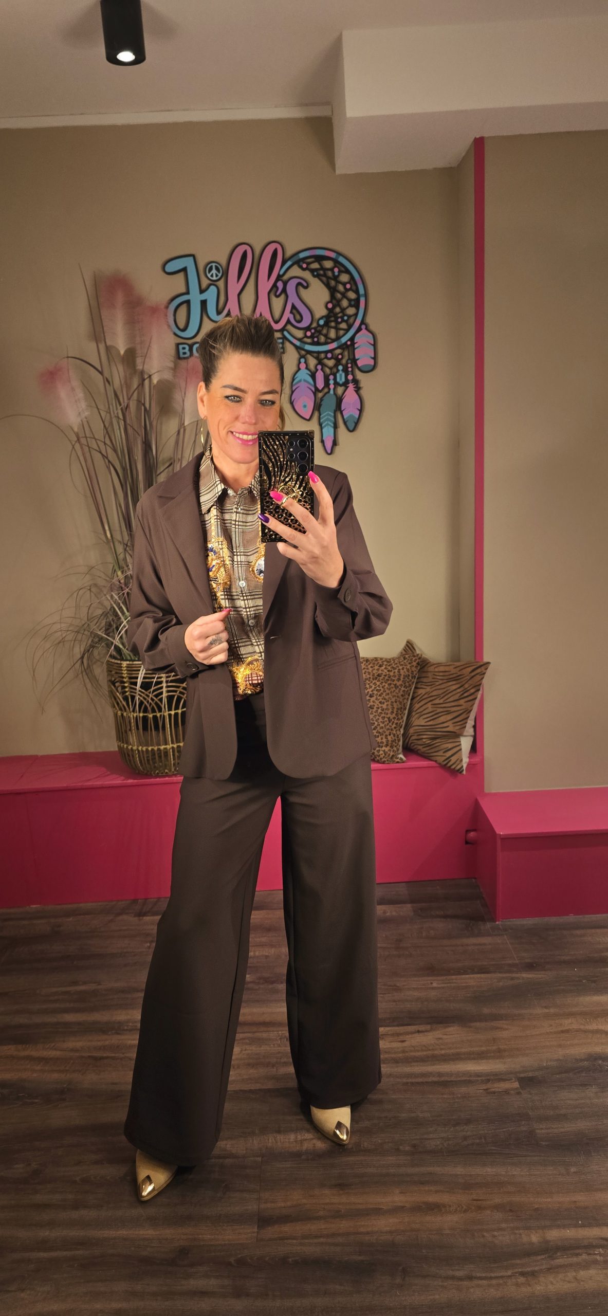 Blazer Noxie dark chocolat FLURESK