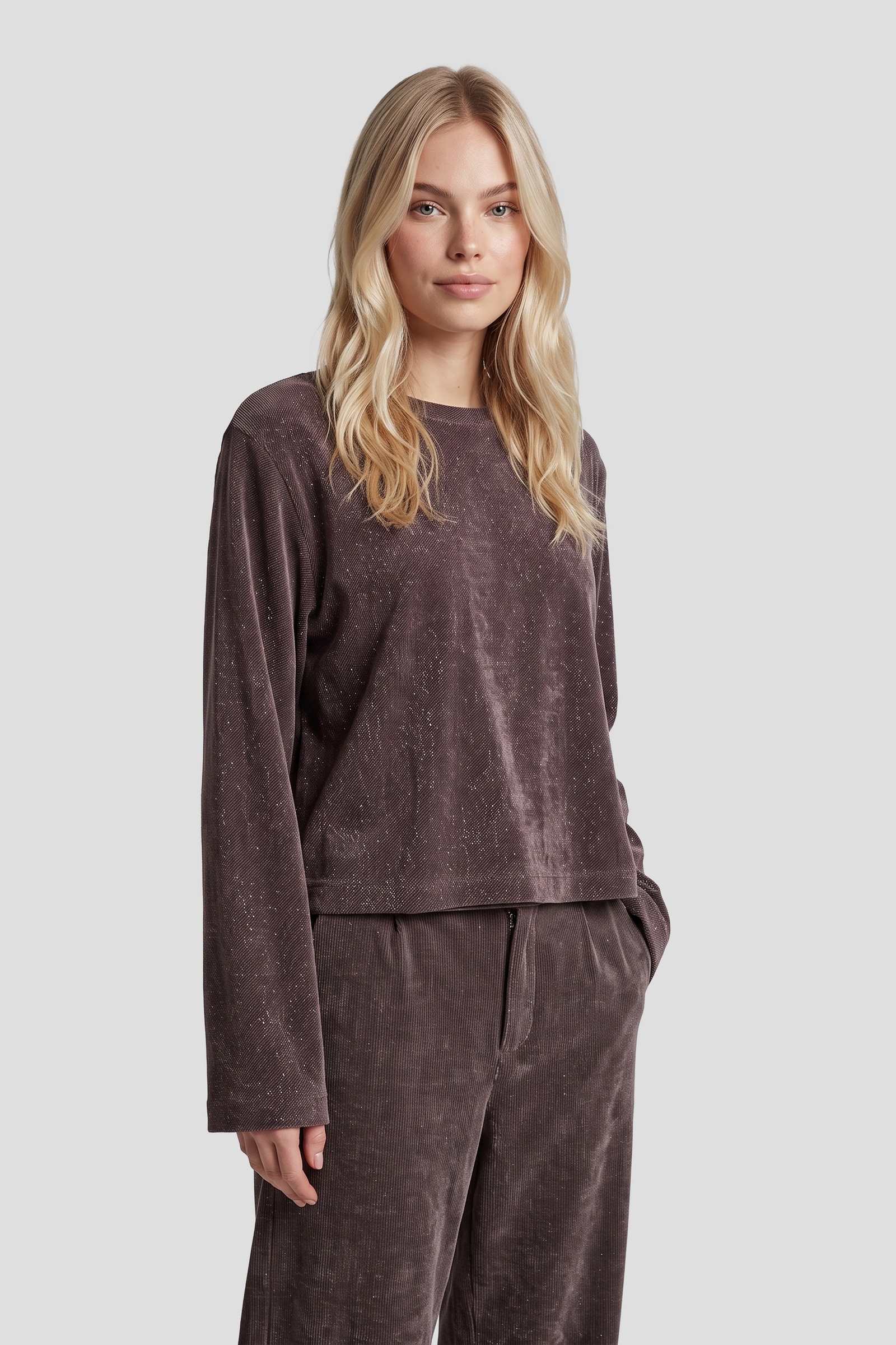 Top Imane muted grey FLURESK