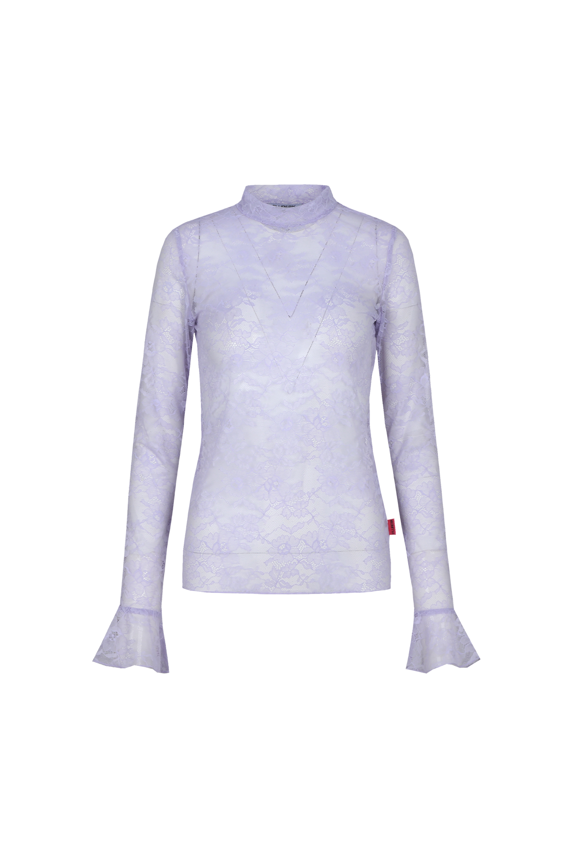Top hailey purple rose FLURESK